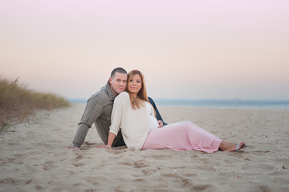 Maternity-sunset photos, Nothport, Long Island